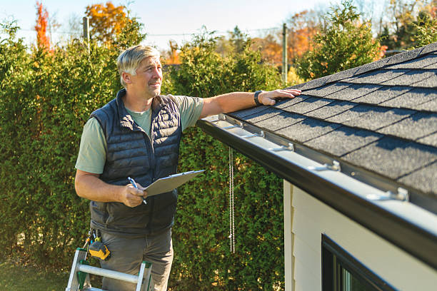 Professional Roofing technician working in Tyro, VA